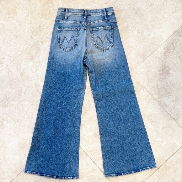 Mother The Hustler Roller Ankle Wide Leg Jeans - Picture 2 of 13